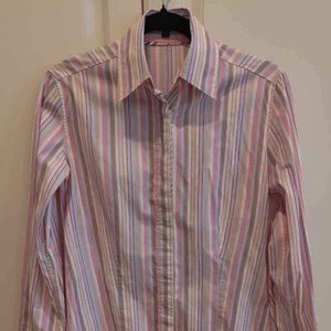 Burberry button up blouse - size small
